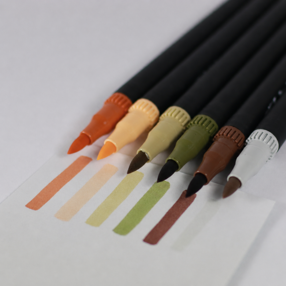 Markers - Earthy Set 2 (6pcs) - slika 2